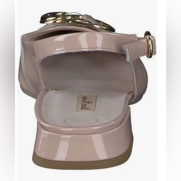 New! Paul Green Tara Slingback Pointed Toe Flats Frappe Soft Patent US 8.5 $415 - Picture 6 of 9